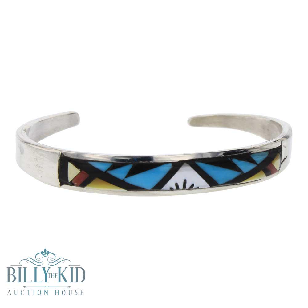 M. Booqua Zuni Inlay Bracelet (1 of 3)