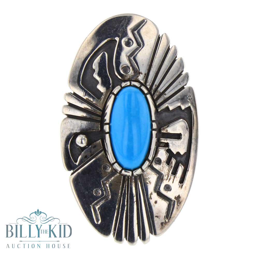 Marita Benally Sleeping Beauty Turquoise Ring (1 of 2)