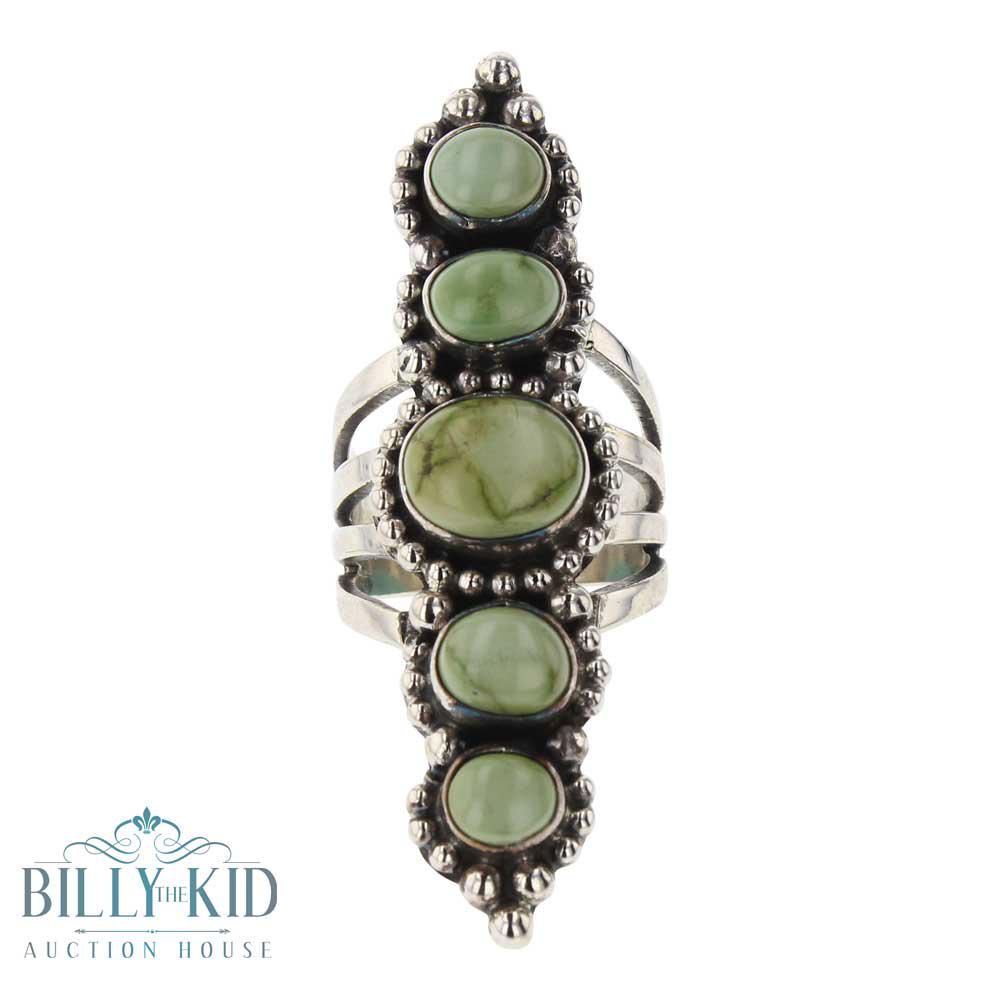 Paul Livingston Emerald Valley Turquoise Five Stone (1 of 2)