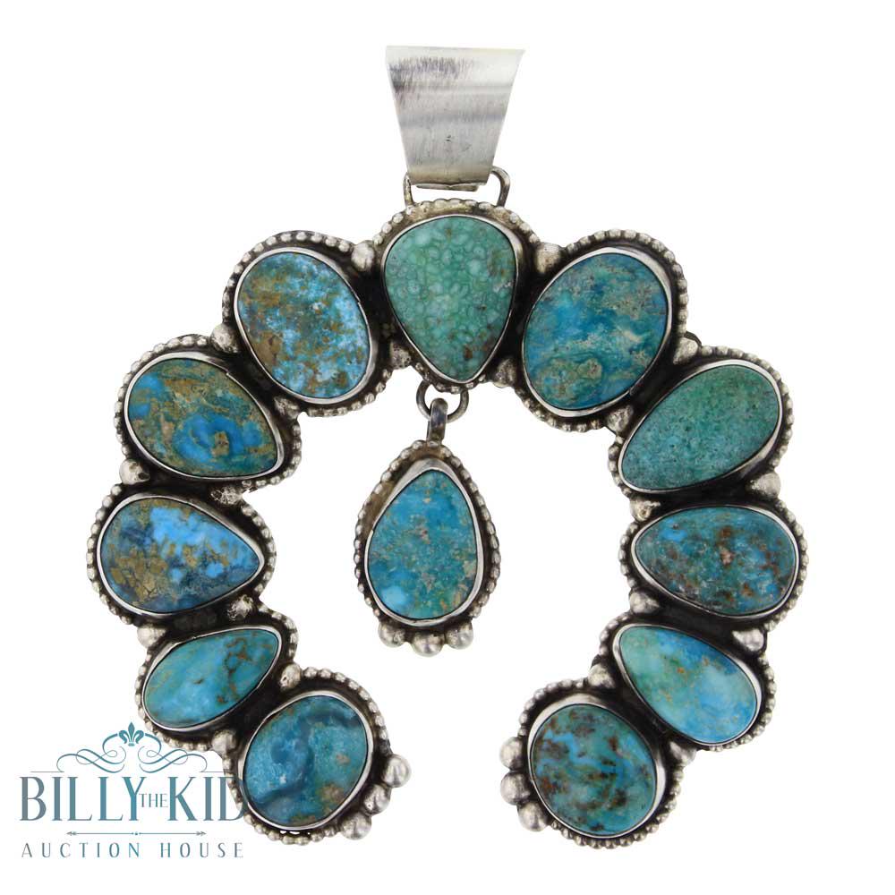 Ella Peters Sonoran Mountain Turquoise Naja Pendant (1 of 2)
