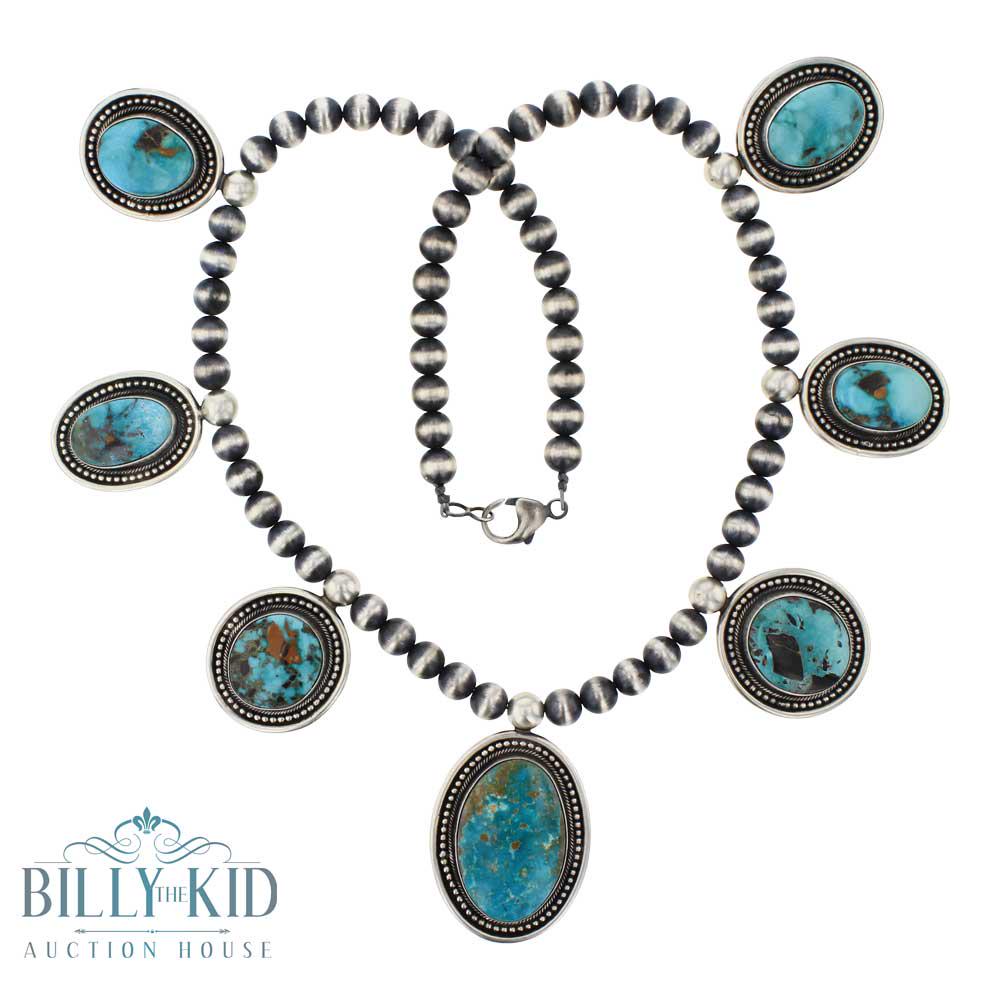 Jimmy Lee Nevada Turquoise Necklace & Earrings Set (1 of 2)