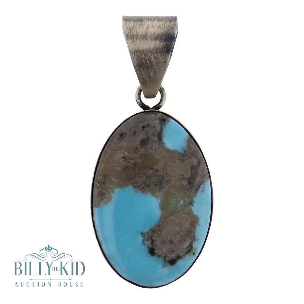 Bea Tom Vintage Turquoise Pendant (1 of 2)