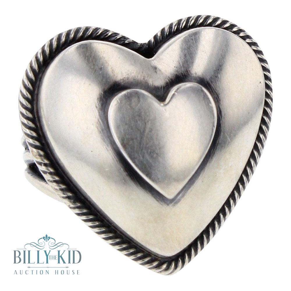 Vintage Double Heart Ring (1 of 2)