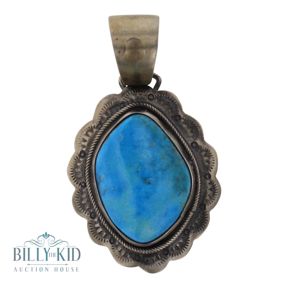 Ella Peters Vintage Turquoise Pendant (1 of 2)