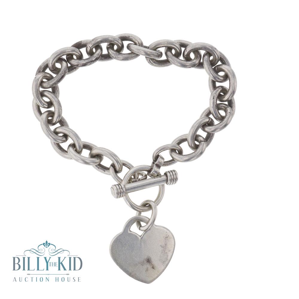 Vintage Heart Chain Bracelet (1 of 2)