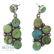 Eleanor Largo Sonoran Gold Turquoise Cluster Earrings
