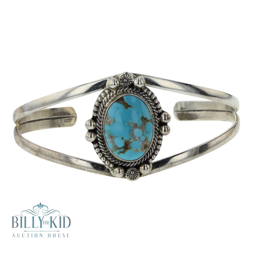Sheila Becenti Turquoise Cuff Bracelet (1 of 3)