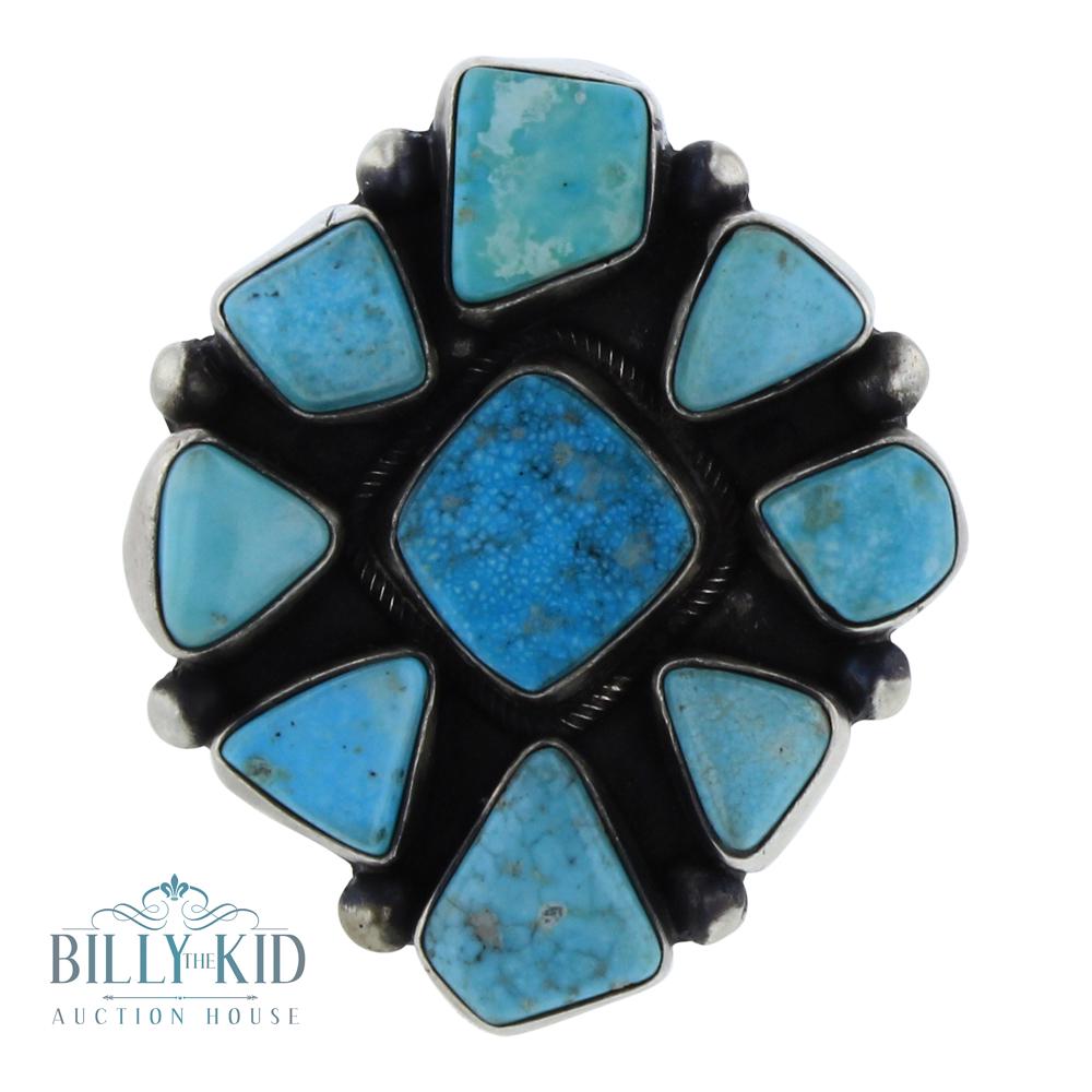 Sonoran Turquoise Cluster Ring (1 of 3)