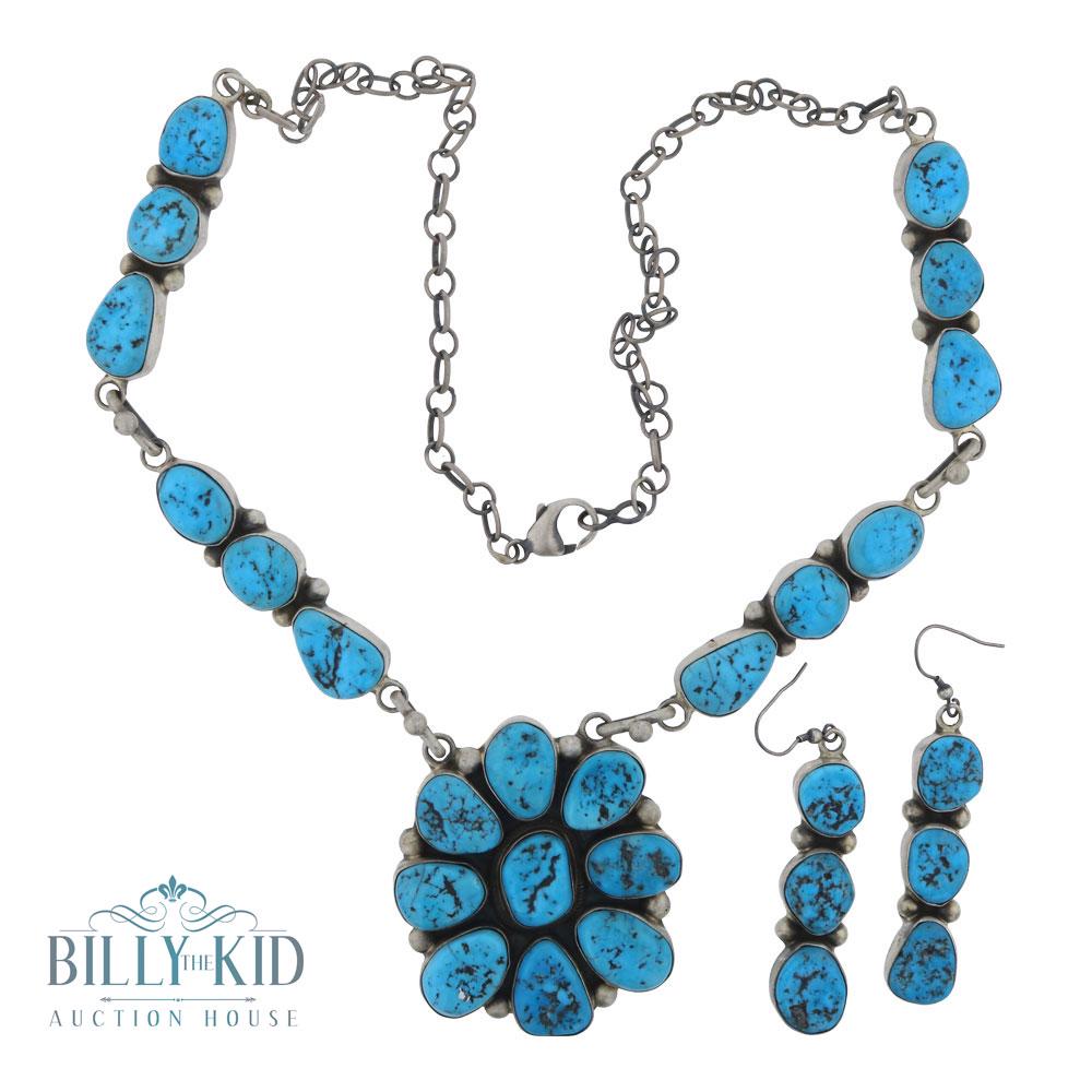 Kathleen Chavez Kingman Nugget Turquoise Cluster (1 of 3)