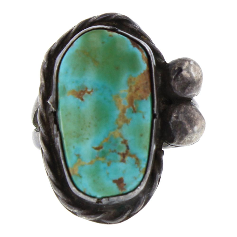 Old Pawn Royston Turquoise Ring (1 of 3)