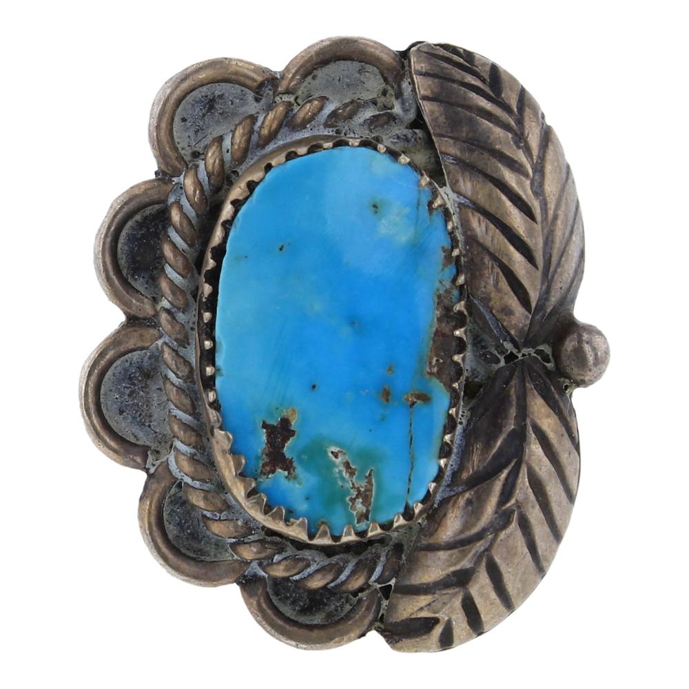 Old Pawn Nevada Turquoise Ring (1 of 3)