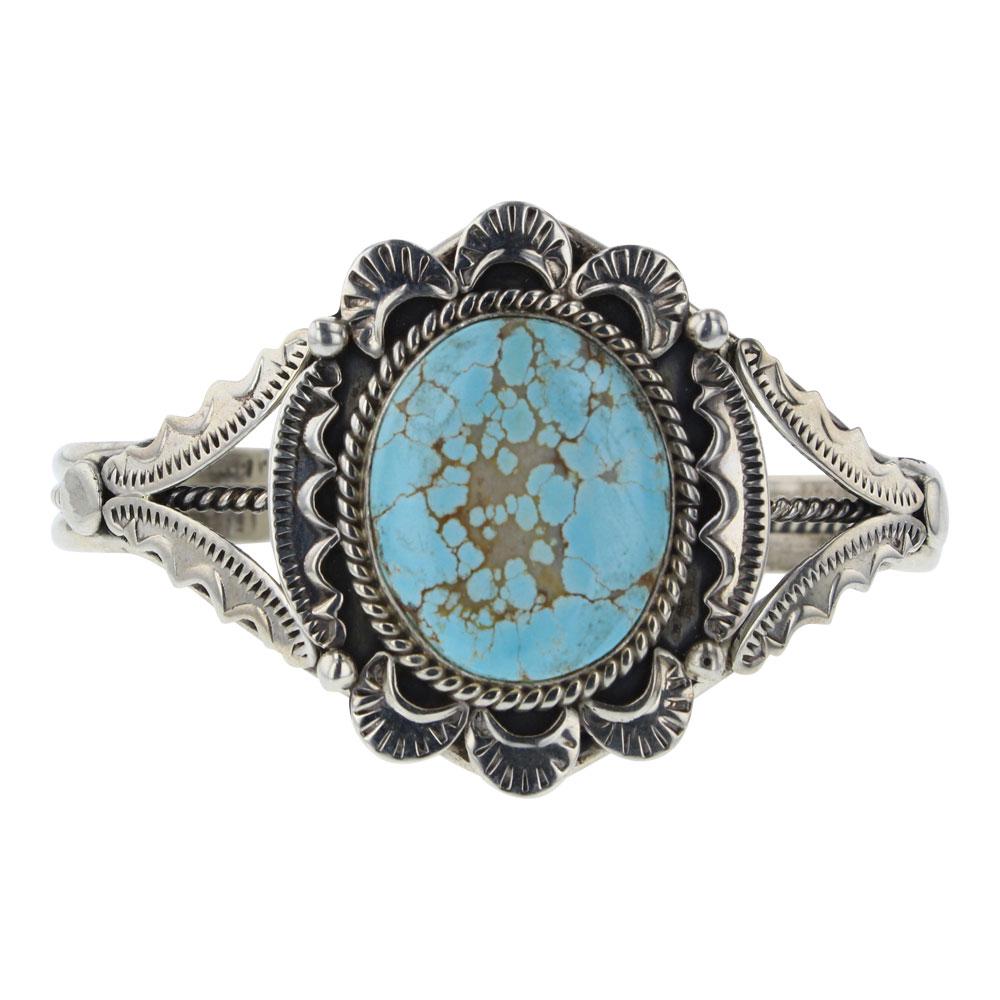 Mary Ann Spencer Number Eight Turquoise Bracelet (1 of 3)