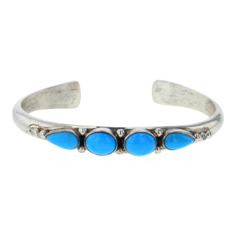 Paul Livingston Sleeping Beauty Turquoise Triangle Wire (1 of 3)