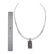Vintage 18K Gold Accent Over Silver Pendant & Choker - 3