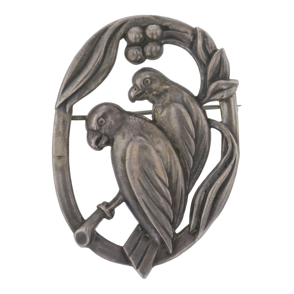 Vintage Silver Bird Pin (1 of 2)