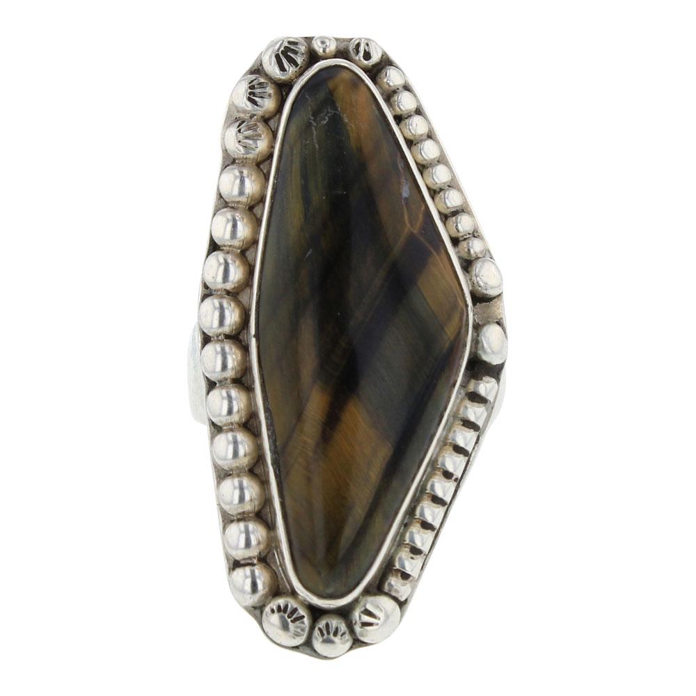 Vintage Tiger's Eye Ring (1 of 3)