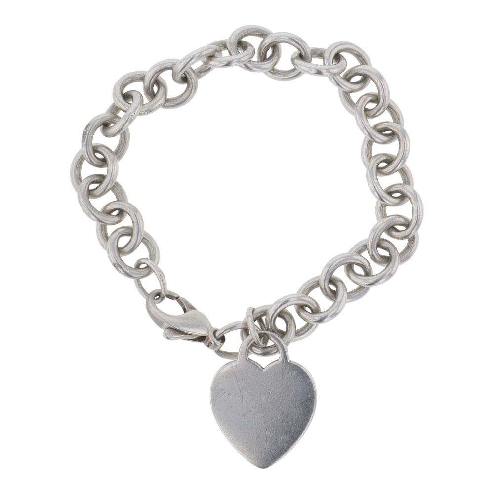 Vintage Tiffany & Co. Heart Charm Bracelet (1 of 2)
