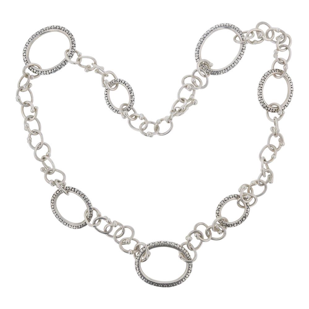 Vintage Chain Rings Necklace (1 of 3)