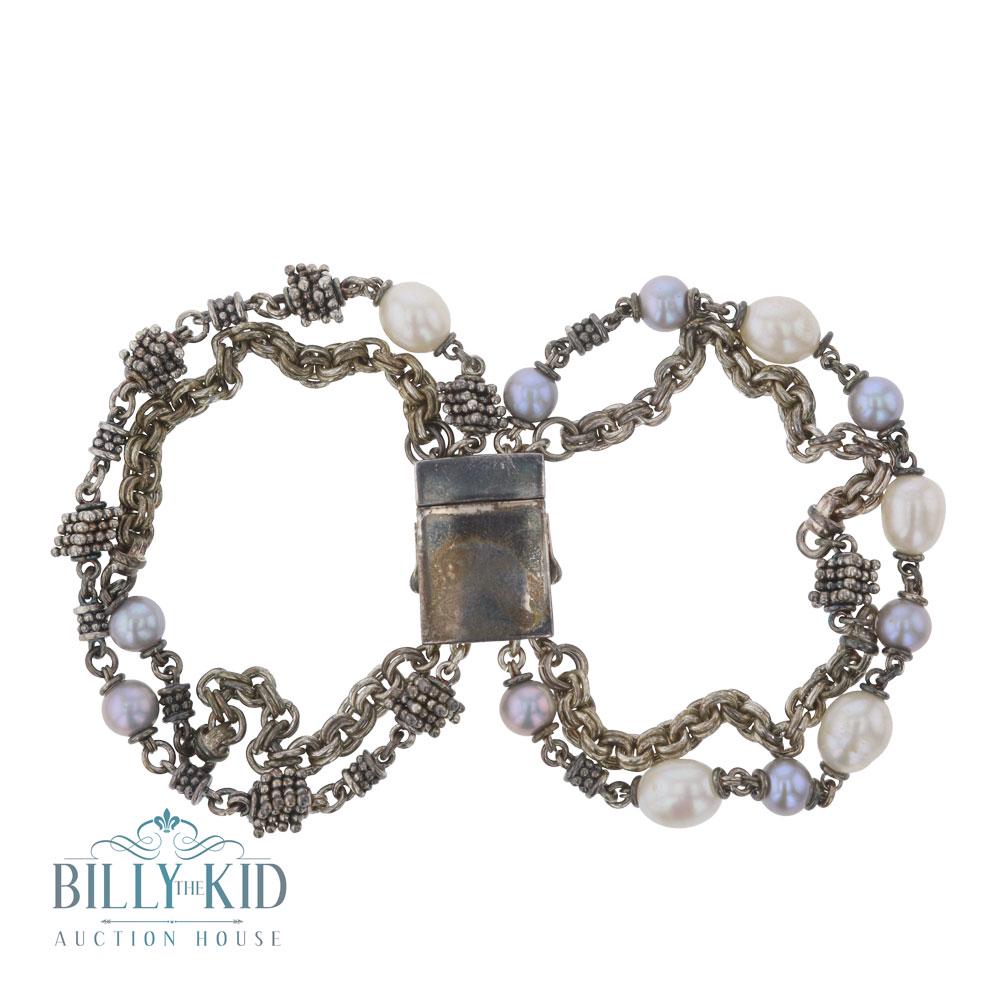 Vintage Michael Dawkins Vintage Pearls on Chain (1 of 3)