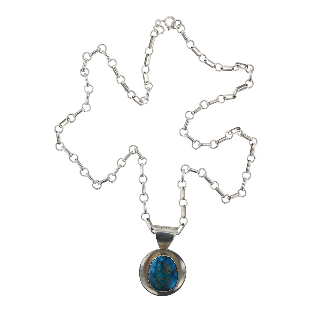 JWS Old Pawn Blue Ridge Turquoise Reversible Story (1 of 4)