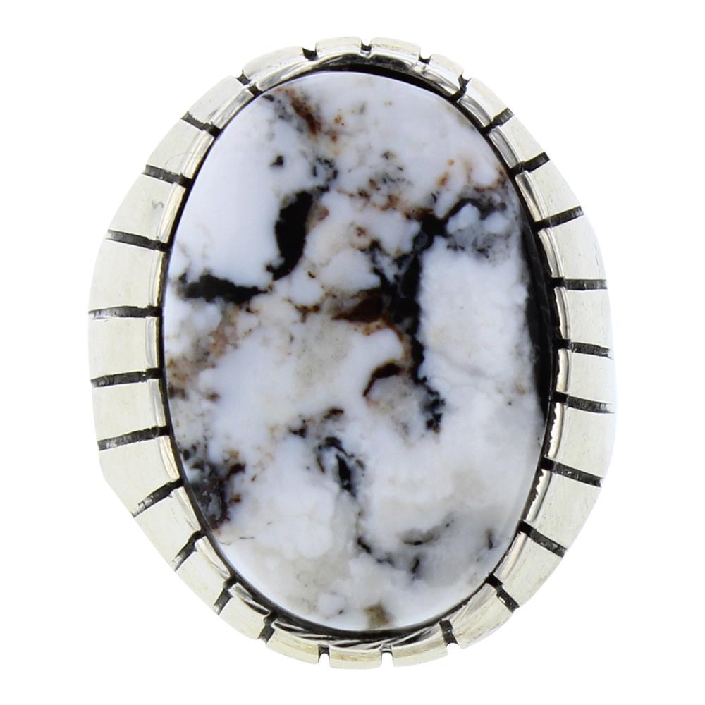 Ray Jack White Buffalo Men's Ring (1 of 3)
