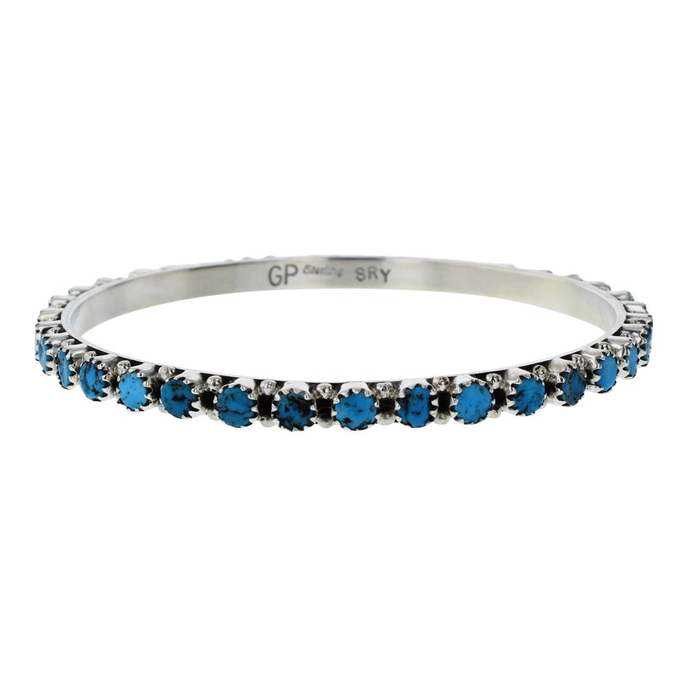 GP Kingman Turquoise Bangle Bracelet (1 of 3)