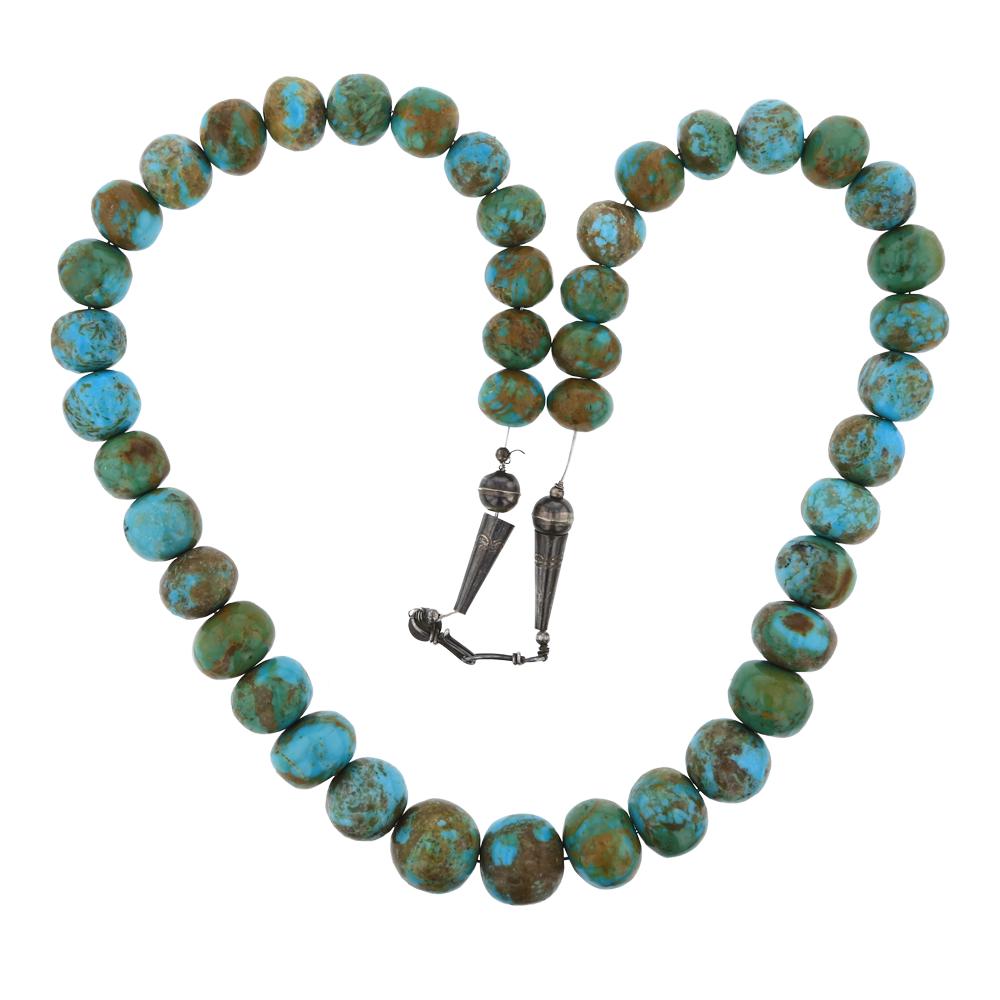 Vintage Graduated Turquoise Beads Necklace (1 of 3)