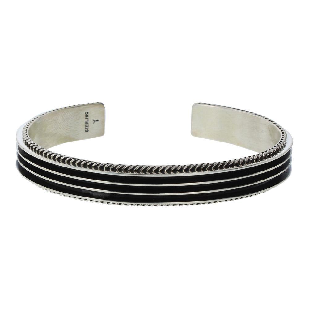 Vintage Plain Silver Cuff Bracelet (1 of 3)