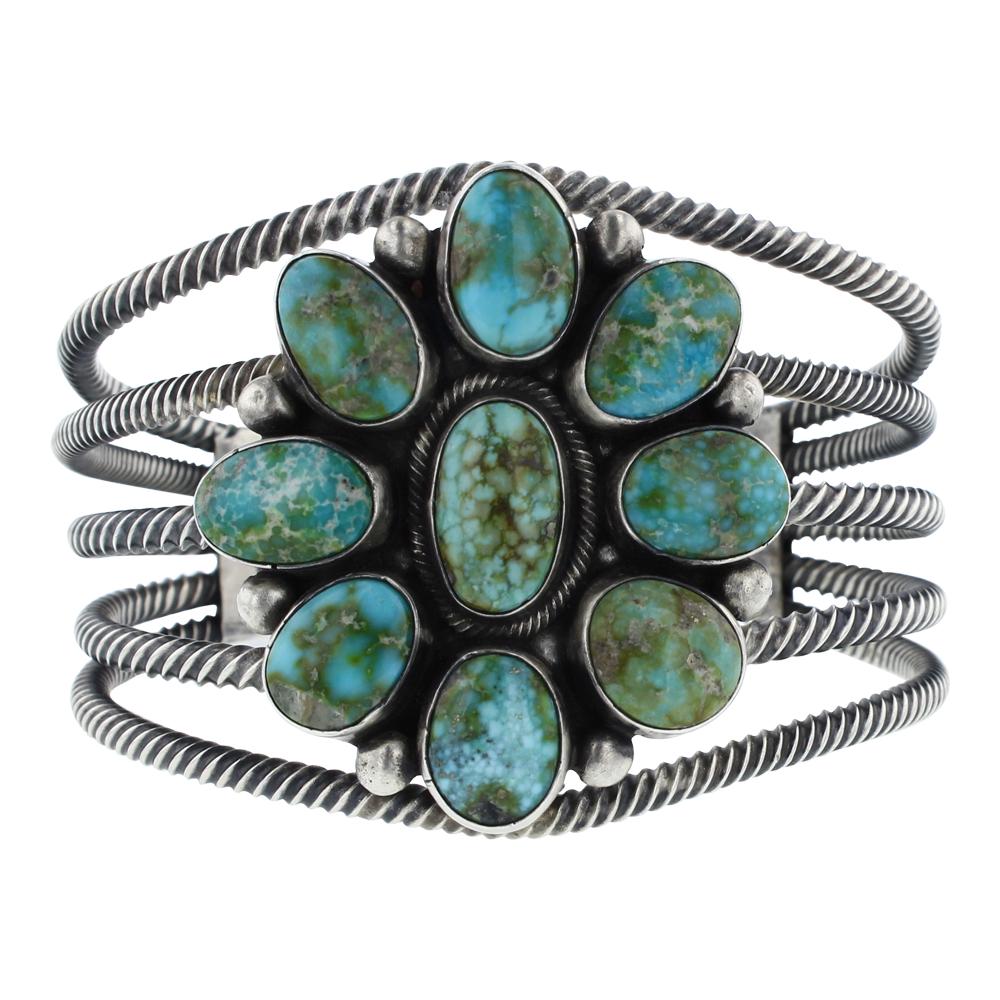 Bobby Johnson Sonoran Mountain Turquoise Cluster (1 of 4)