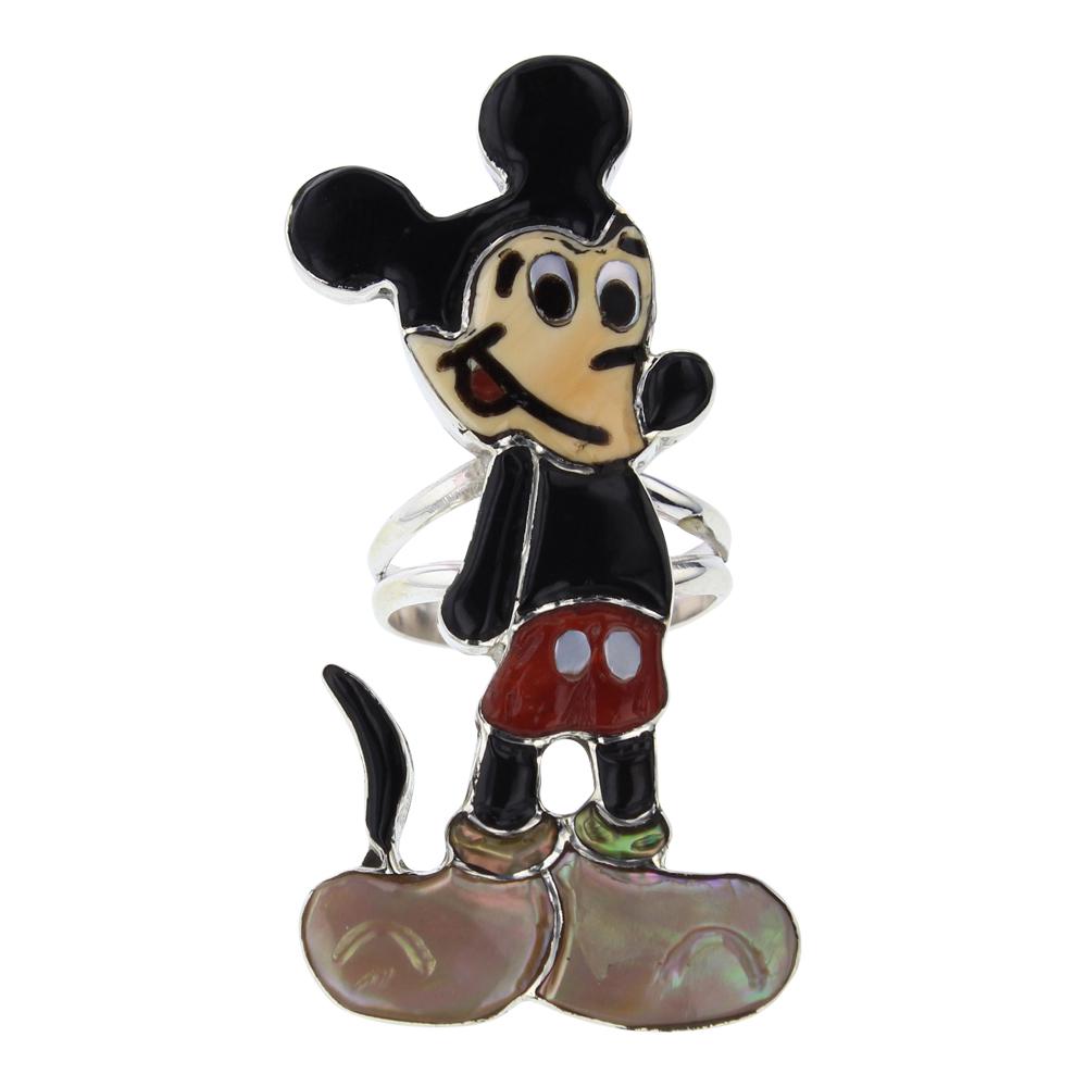 Mickey Mouse Zuni Inlay Ring (1 of 3)
