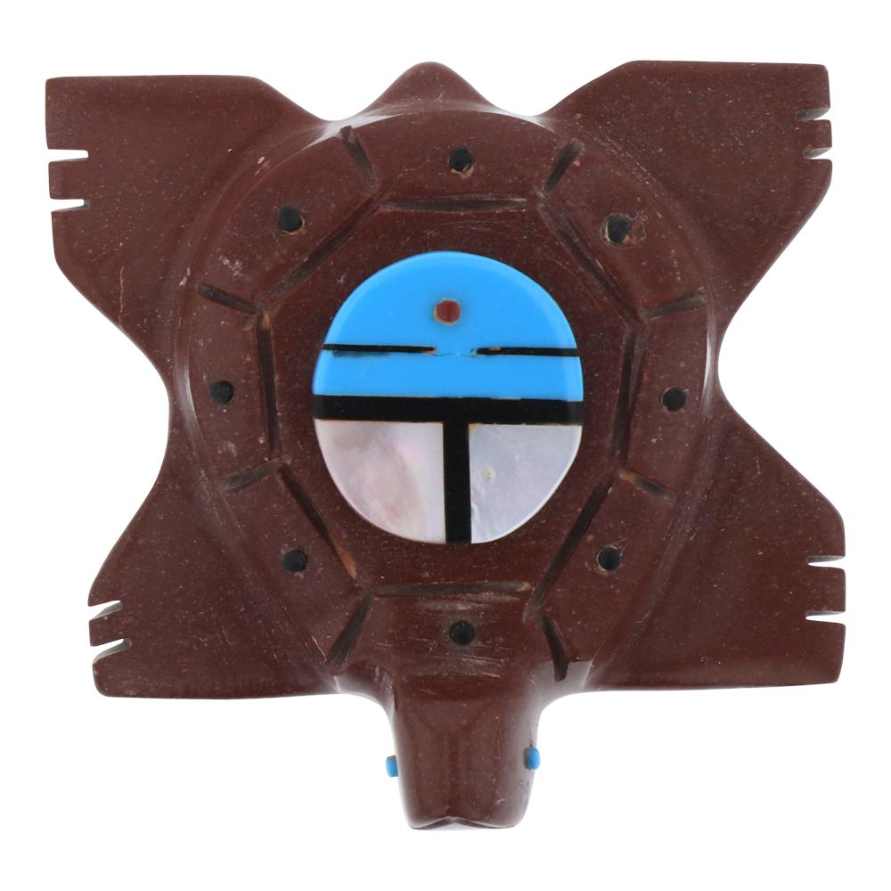 SL Zuni Carved Jasper Turtle Fetish (1 of 5)