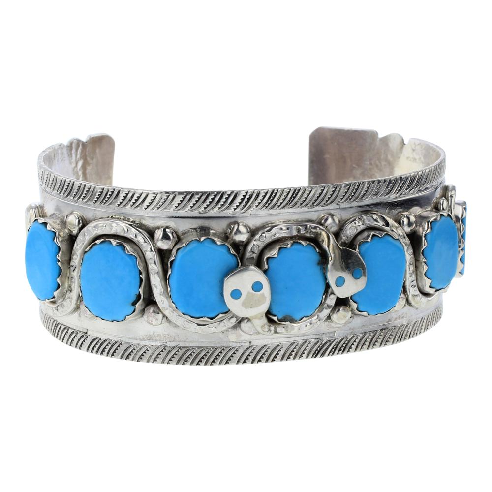 Effie Calavaza Original Sleeping Beauty Turquoise Snake (1 of 5)