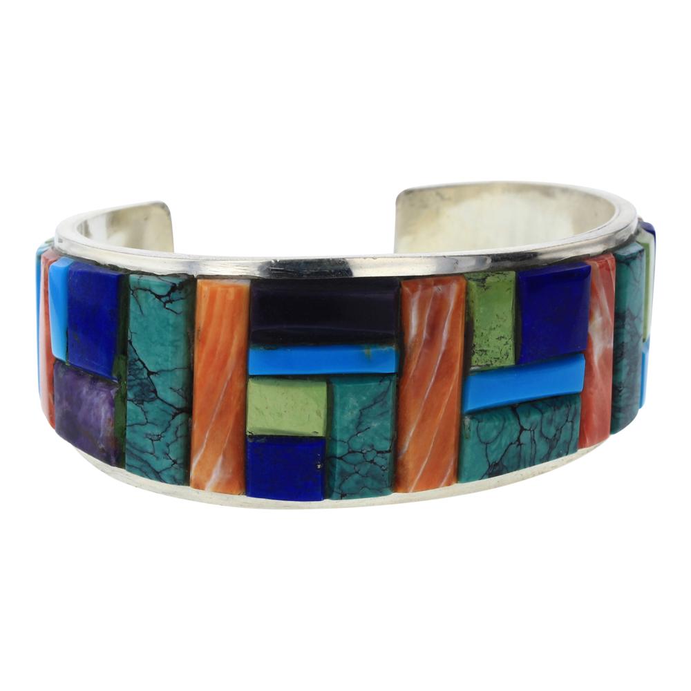 Yazzie Turquoise Spiny Oyster Lapis & Gaspeite (1 of 4)