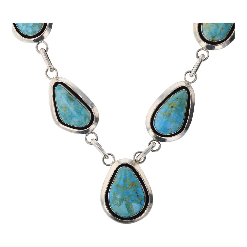 Old Pawn Nevada Turquoise Necklace (1 of 2)