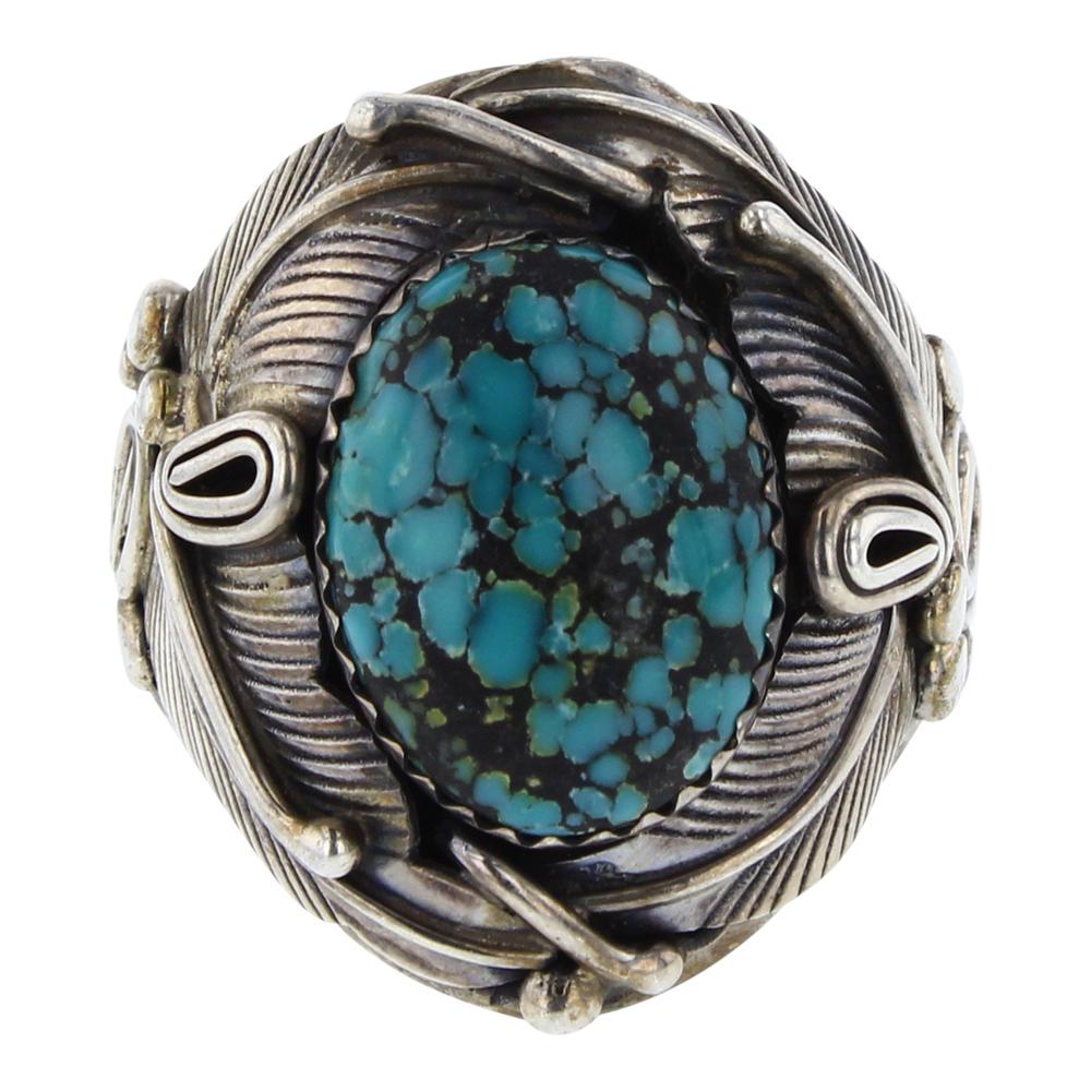 Old Pawn Turquoise Men's Ring (1 of 3)