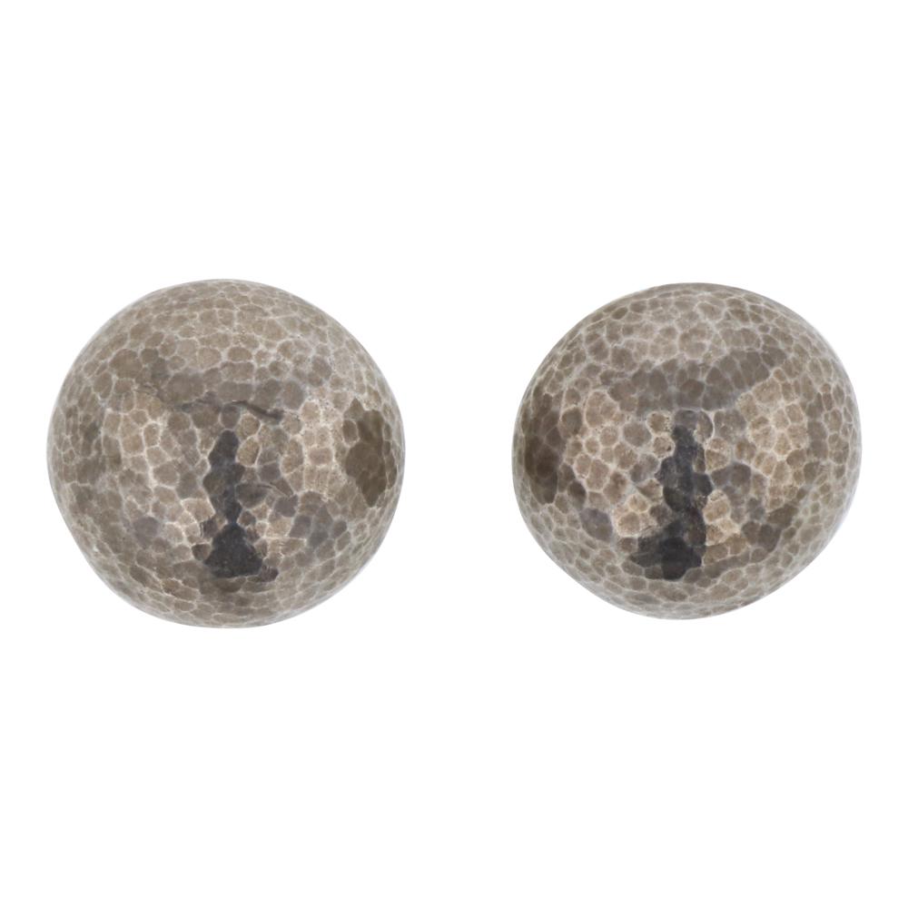 Old Pawn Hammered Domed Earrings (1 of 2)