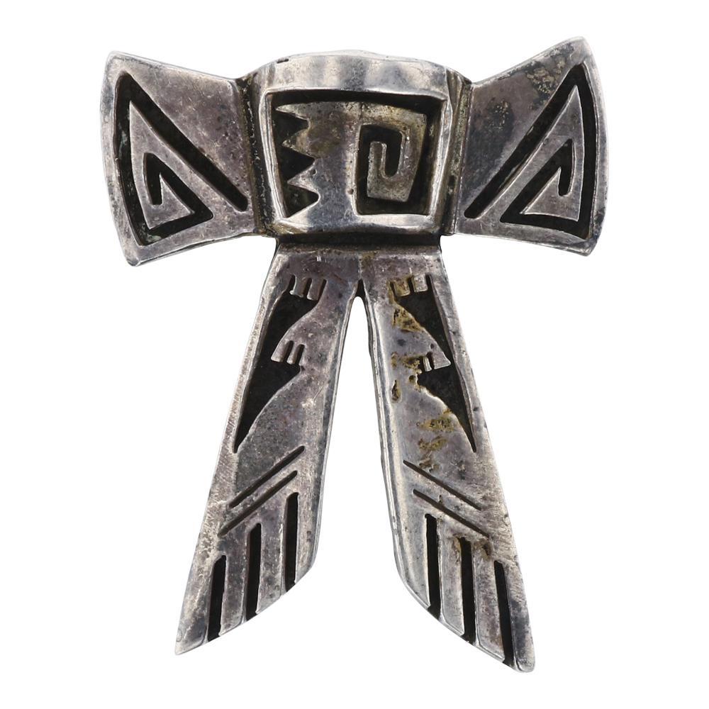 Old Pawn Bolo Tie Hopi Pin (1 of 2)