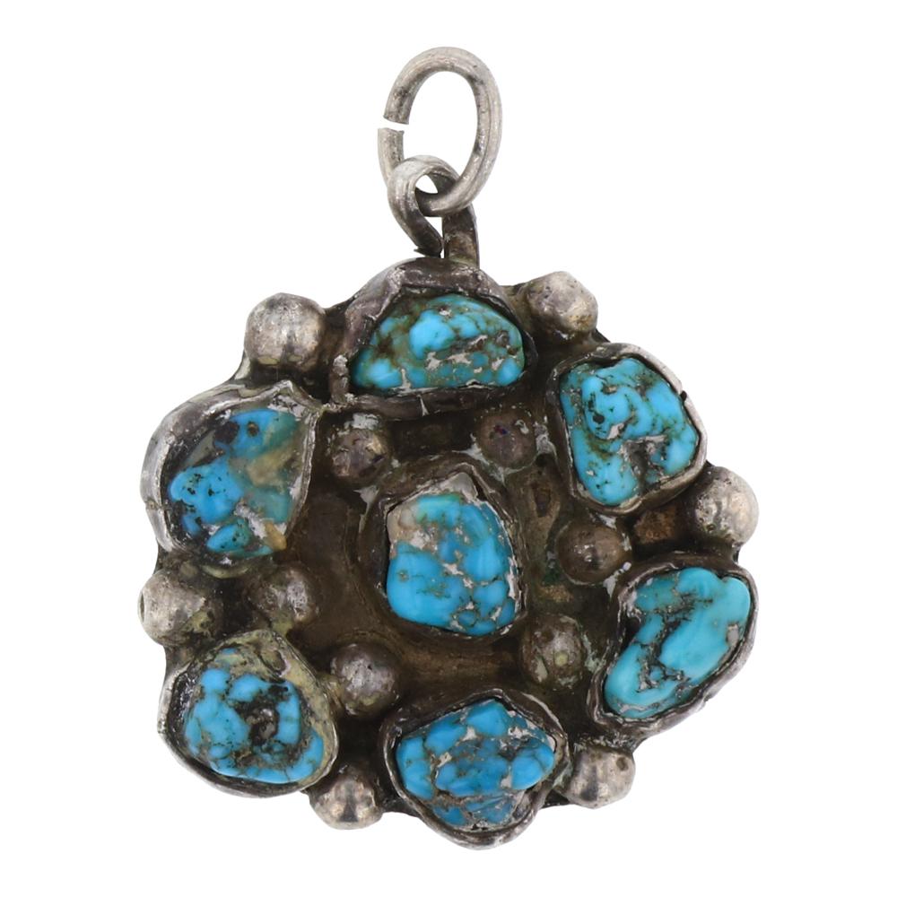 Old Pawn Nugget Turquoise Pendant (1 of 2)