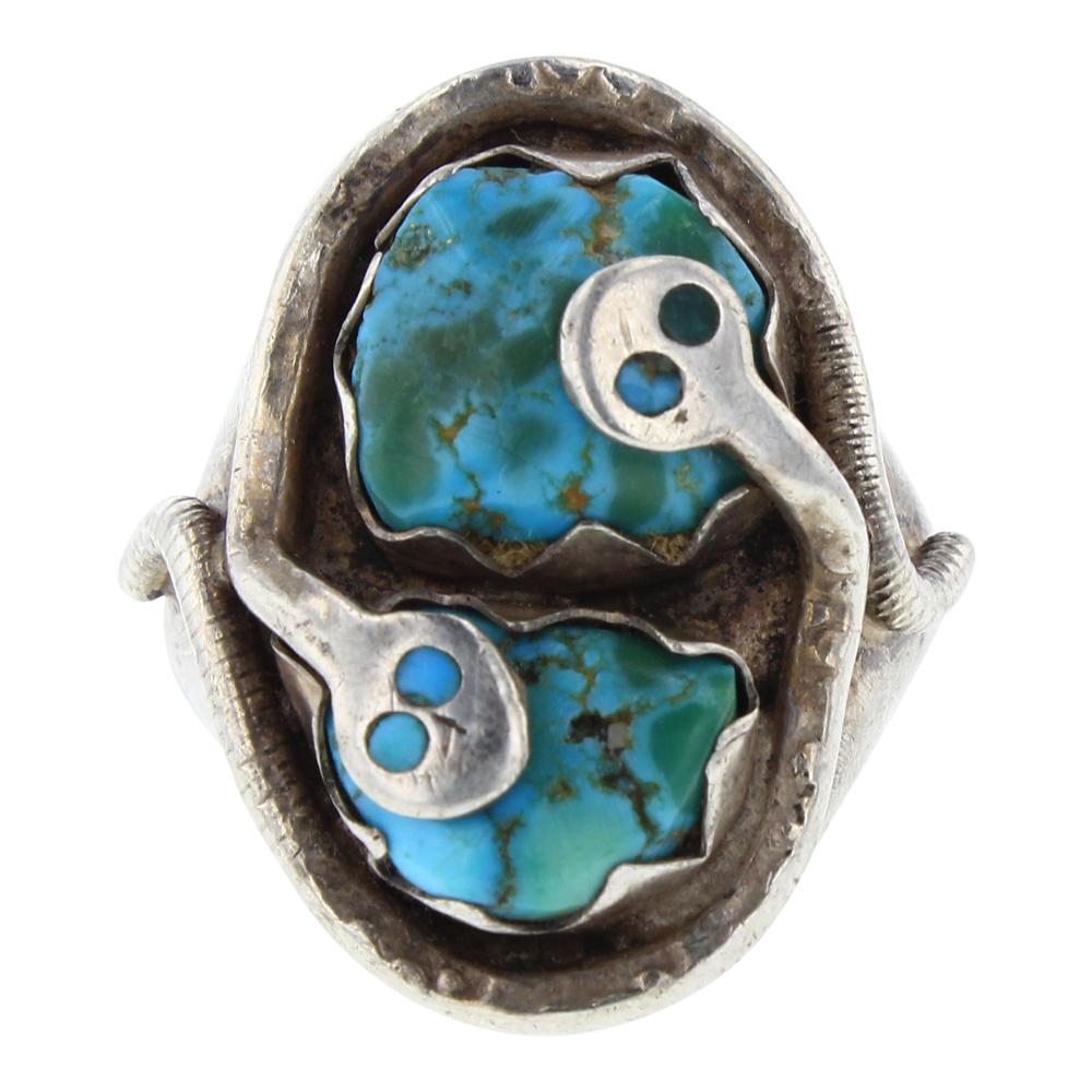 Effie C. Vintage Kingman Turquoise Ring (1 of 3)