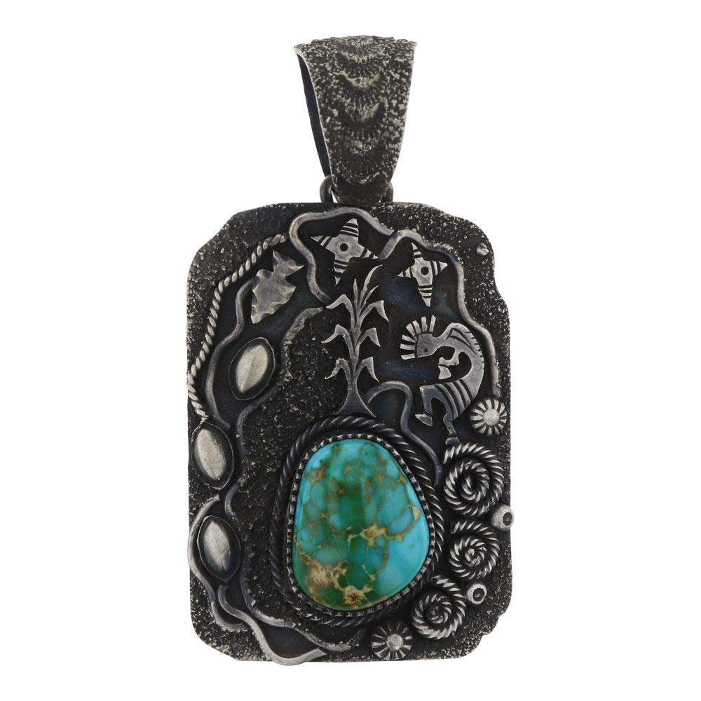 Larry Martinez Chavez Gem Grade Royston Turquoise (1 of 2)