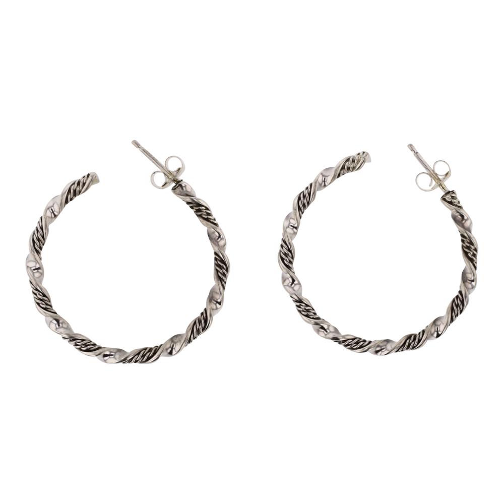 Navajo Twist Wire Hoop (1 of 3)