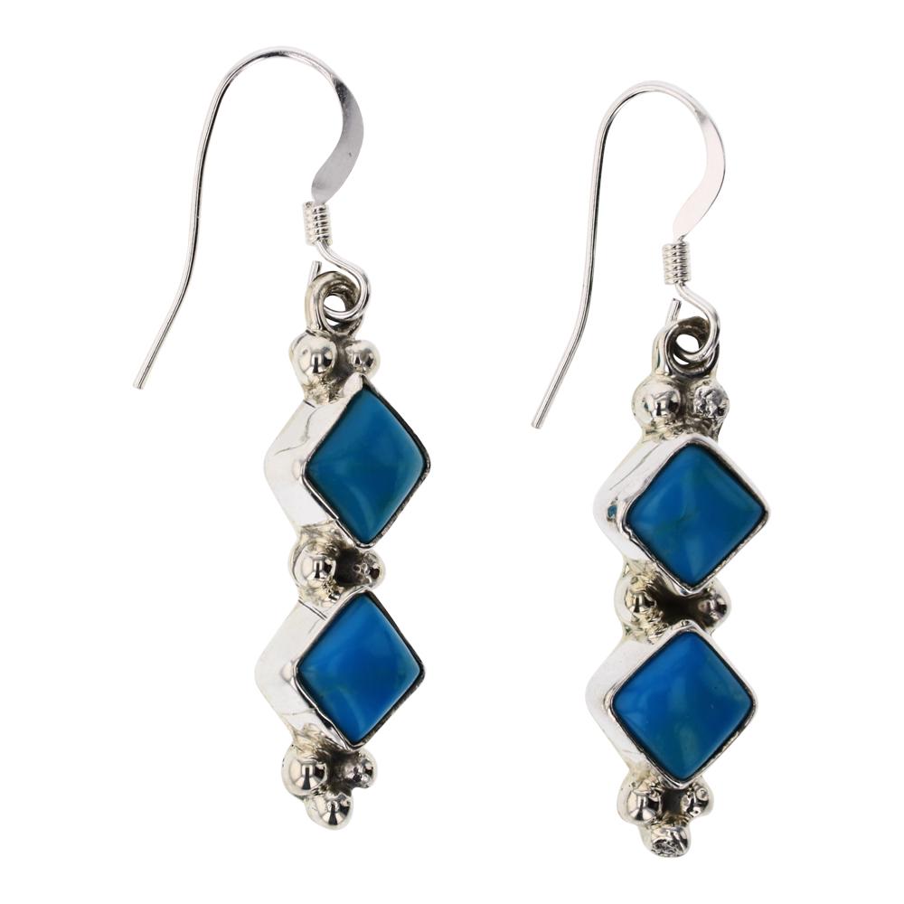 RB Kingman Turquoise Earrings (1 of 2)