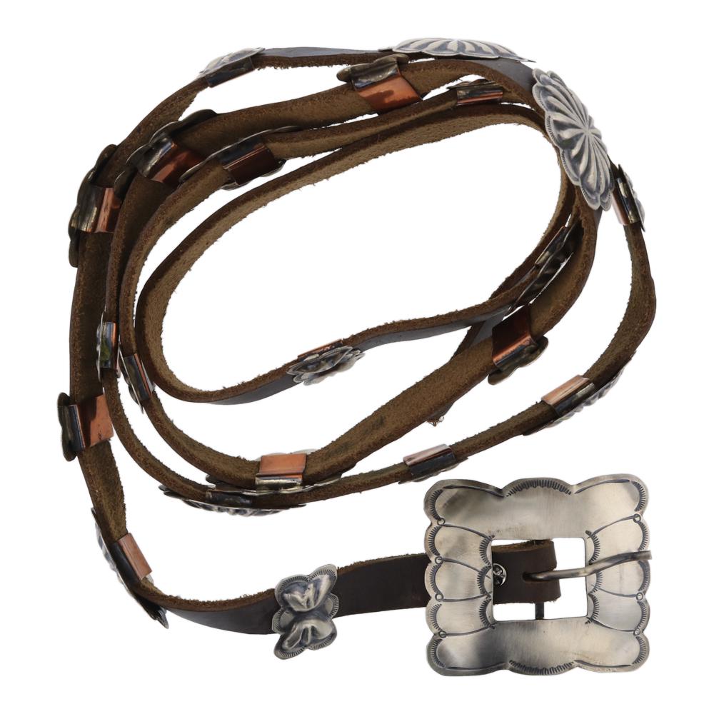 JB Sterling Silver Concho Belt (1 of 4)