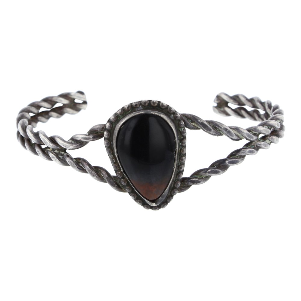 Old pawn Agate Twist Bracelet (1 of 4)