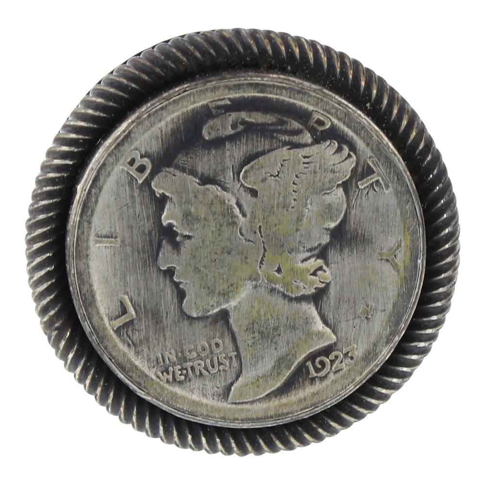 Vintage Mercury Dime Adjustable Ring (1 of 3)