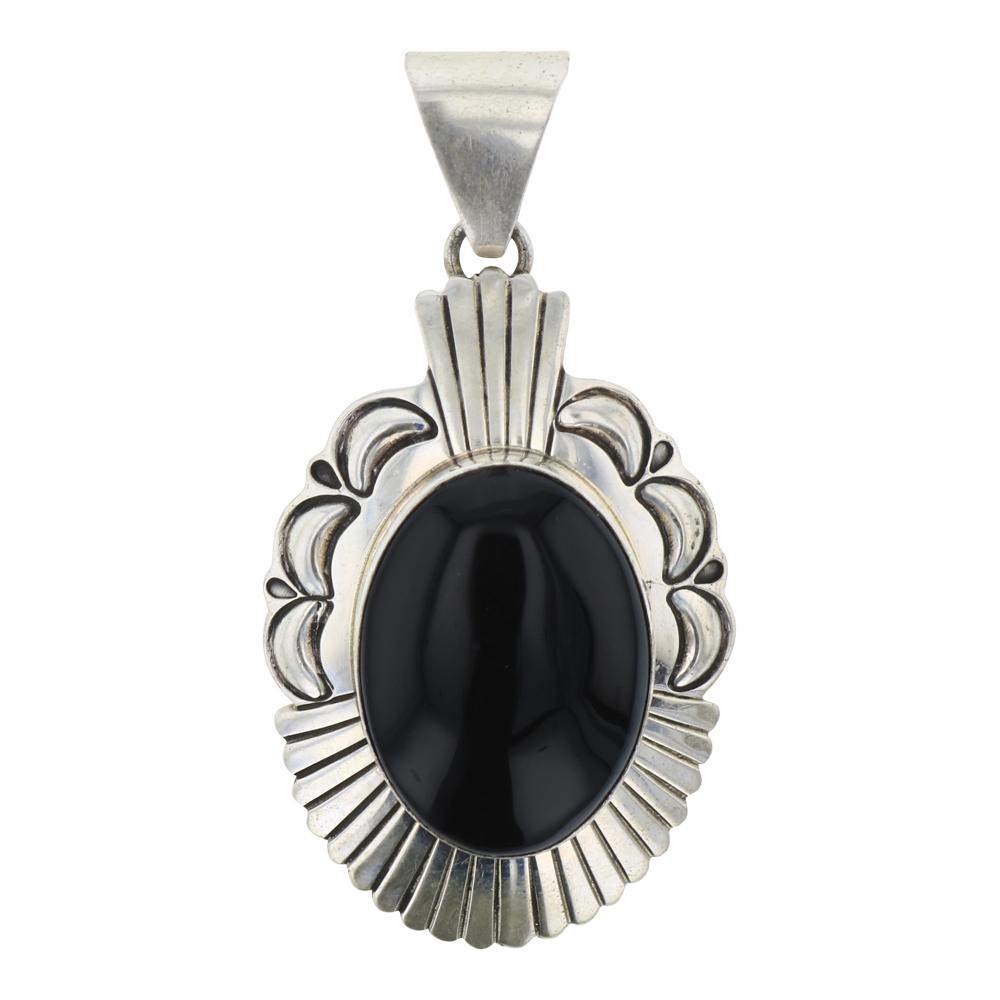 Lorenzo James Black Onyx Pendant (1 of 2)