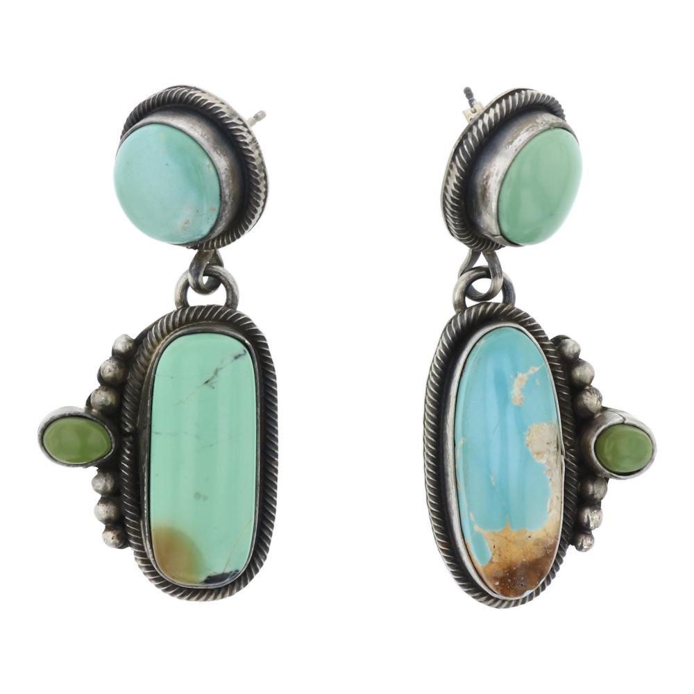 Eleanor Largo Royston Turquoise Earrings (1 of 2)