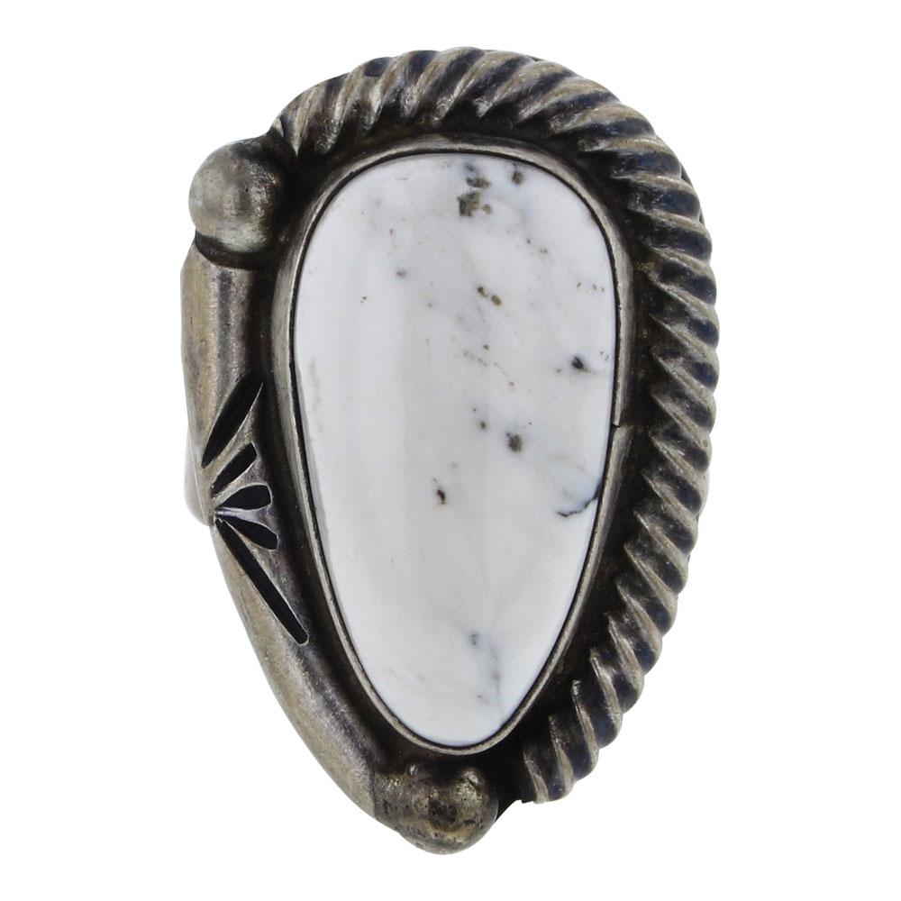 Vintage White Buffalo Ring (1 of 4)
