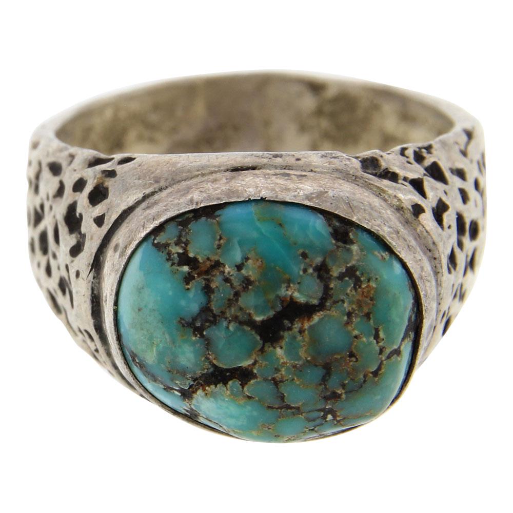 Vintage Turquoise Nugget Ring (1 of 3)