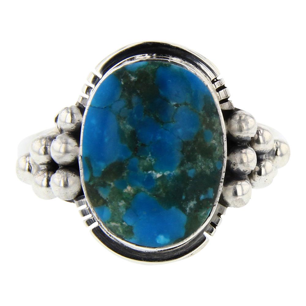 Rb Kingman Turquoise Drop Ring (1 of 4)